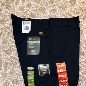 Dickies Men's Slim Fit Navy Cargo Pants